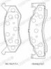 DODGE 4419943 Brake Pad Set, disc brake